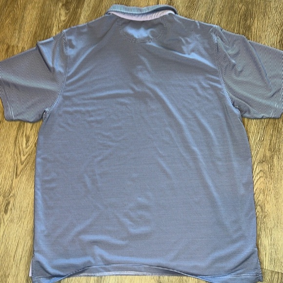 Bobby Jones Performance Mini Feed Stripe Short Sleeve Polo Shirt XXL - Picture 6 of 8